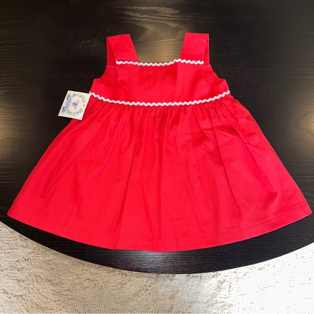 NEW Charlotte Proper Red Sundress, sz 4t